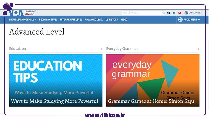 داستان انگلیسی سطح پیشرفته: منابع آموزش زبان انگلیسی با لهجه آمریکایی