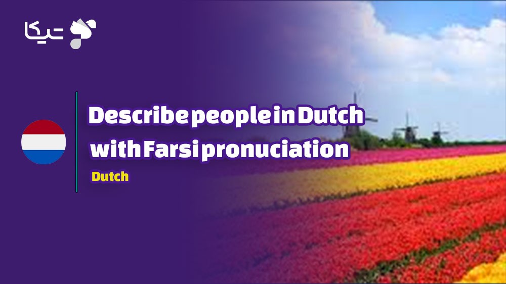 راهنمای جامع توصیف افراد به زبان هلندی به همراه تلفظ فارسی: از ظاهر تا شخصیت
