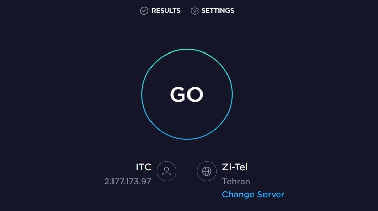 تست کردن سرعت اینترنت جهت برگزاری کلاس آنلاین زبان.