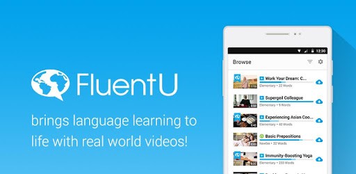 اپلیکیشن آموزش زبان fluent u